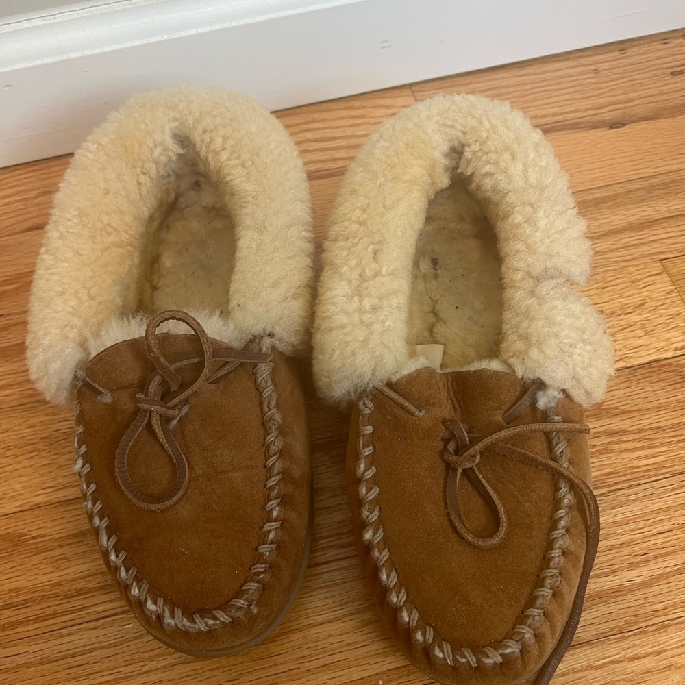 Cozy Brown LLBean Slippers